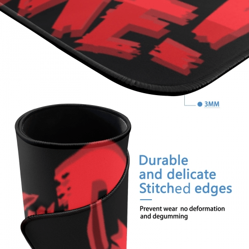 Custom Mousepad 31"x 12"(with Stitched Edges)