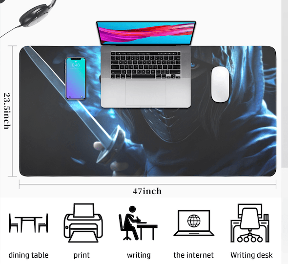 Samurai Women Warrior Mousepad