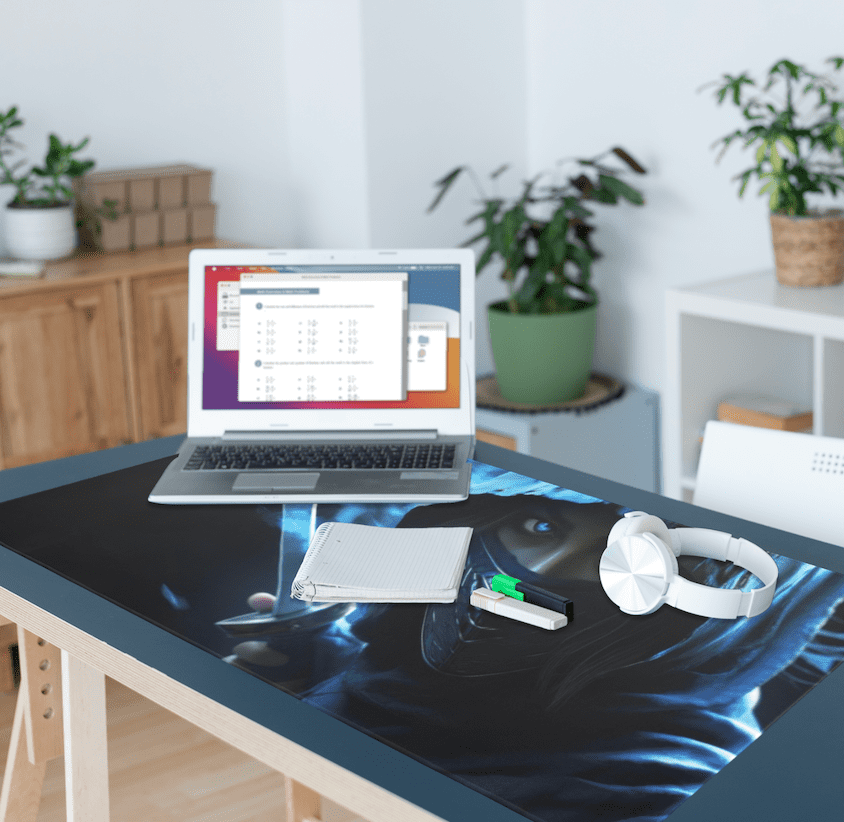 Samurai Women Warrior Mousepad