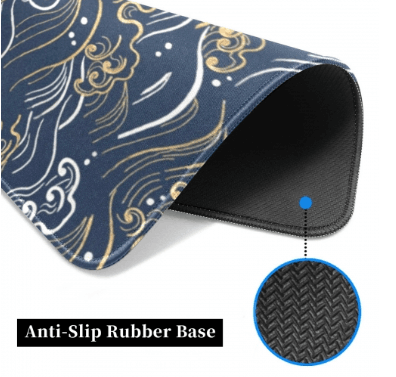 Custom Rectangle Mousepad 12"x10"(with Stitched Edges)