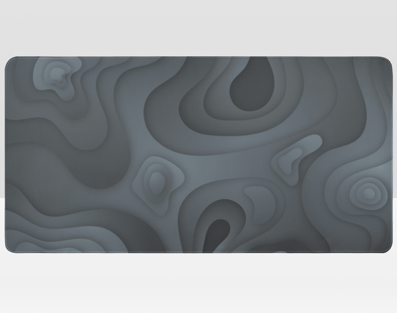Black Topo Mousepad