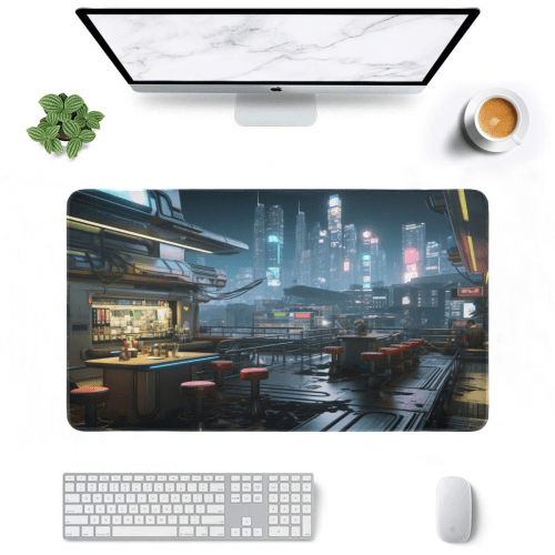 Custom Rectangle Mousepad 12"x10"(with Stitched Edges)
