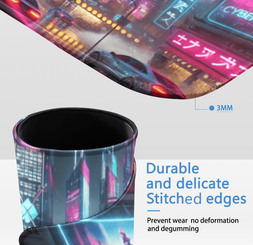 Cyber Cityscape Mousepad