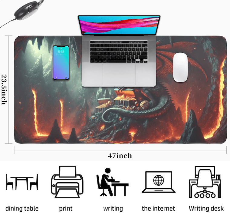 Dragon's Lair Gaming Mousepad