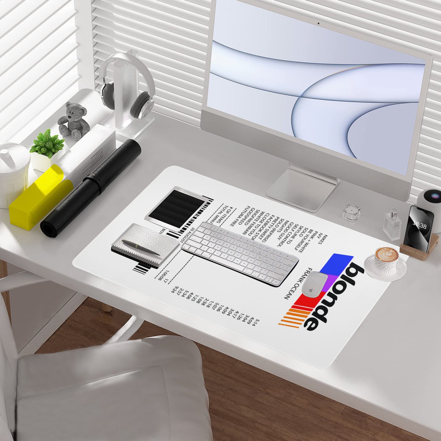 Blonde Frank Ocean Mouse Pad Receipt