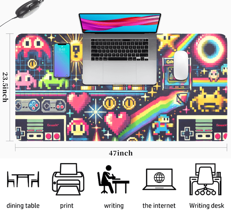 Cool Retro Gaming Mousepad